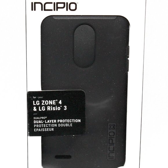 INCIPIO DUALPRO DUAL-LAYER PROTECTION FOR LG ZONE 4 & LG RISIO 3 - Picture 1 of 2